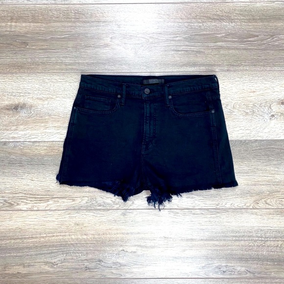 Genetic Jeans Farrah Jean Shorts Size 30 Black Currant - Picture 10 of 13